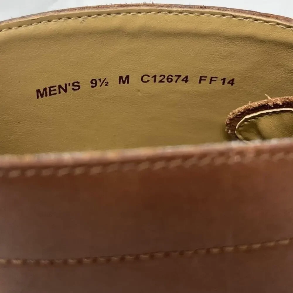 Men's 9.5 COLE HAAN Williams Wingtip Brown Leather Dress Chukka Boots C12674